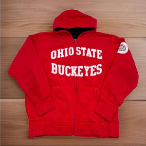 Vintage Champs Sports Ohio State Buckeyes Full Zip Hoodie Sweatshirt Size S NCAA